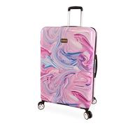Bebe Stella Valise Rigide à roulettes pivotantes pour Femme 73,7 cm, Marbre Fuchsia, Check-in 29", Valise Rigide pour Enregistrement