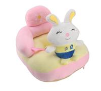 Bébé Support Canapé Chaise Anti Côté Tour Angle Réglable Confortable Peluche Apprendre Siège pour Enfant Intérieur Extérieur Utilisation de Peluche Douce 45 x 50 cm (Lapin)
