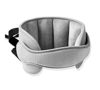 Bébé Support de Tête de Voiture, ZoneYan Support de Tête Enfant Voiture, Appui Tete Siege Auto, Repose Tete Voiture Bebe, Réglable Oreiller de Sécurité pour Bébé, pour Bien Dormir en Voiture (Gris)