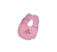 Bebe Tendances - Bavoir à franges rose personnalisé, personnalisation prénom bébé - cadeau naissance, anniversaire, Noël, toutes occasions - cadeau original.