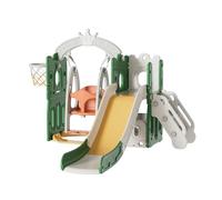 Bébé Toboggan et balançoire Ensemble Auto Portante Toboggan Tout Petit grimpeur balançoire Ensemble bébé Aire de Jeux Ensemble intérieur Ministre des Affaires étrangères Toboggan (Tower-Green)