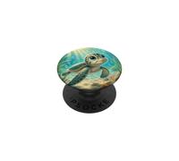 Bébé Tortue de mer PopSockets PopGrip Adhésif