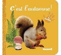 Bébé touche-à-tout - C'est l'automne ! - Livre matières bébé - Livre d'éveil - Imagier photo - matières à toucher - 12 mois