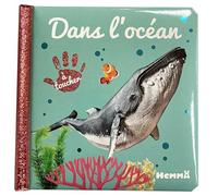 Bébé touche-à-tout - Dans l'océan - Livre matières bébé - Livre d'éveil - Imagier photo - matières à toucher - 12 mois