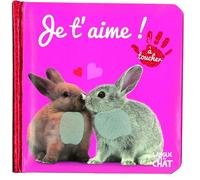 Bébé touche-à-tout - Je t'aime - Imagier photo avec matières à toucher - Amour - Dès 12 mois (24)