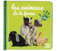 Bébé touche-à-tout - Les animaux de la ferme - Imagier photo avec matières à toucher - Dès 12 mois