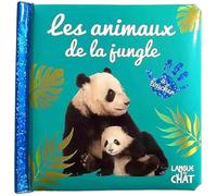 Bébé touche-à-tout - Les animaux de la jungle - Livre matières bébé - Imagier photo avec matières à toucher - Dès 12 mois