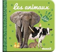 Bébé touche-à-tout - Les animaux - Livre matières bébé - Livre d'éveil - Imagier photo avec matières à toucher - Dès 12 mois