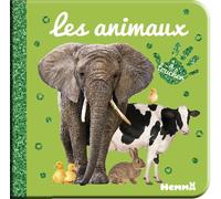 Bébé touche-à-tout - Les animaux - Livre matières bébé - Livre d'éveil - Imagier photo avec matières à toucher - Dès 12 mois