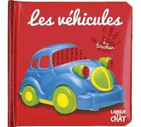 Bébé touche à tout - Les véhicules - Imagier photo avec matières à toucher - Dès 12 mois