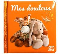 Bébé touche-à-tout - Mes doudous - Livre matières bébé - Imagier photo avec matières à toucher - Dès 12 mois