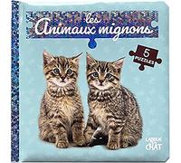 Bébé touche-à-tout - Mon livre puzzle - Les animaux mignons - - Collectif - Langue Au Chat - Jeux livres objets