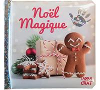 Bébé touche-à-tout - Noël magique - Livre matières bébé - Imagier photo avec matières à toucher - Dès 12 mois