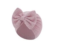 Bébé Turban Chapeau Couleur Unie Couvre-chef Hôpital Pépinière Nouveau-Né Noeud Cap Doux Bonnet Casquettes pour Bébé Tout-petit Bébé Indien Nouveau-Né