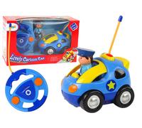 Bébé voiture de police télécommandée R/C lumières sonores