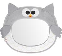 Bébé voiture miroir Cartoon siège de sécurité afficher acrylique siège arrière décoration hibou de recul