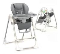 Chaise Haute BEBE2LUXE, transat, Balancelle : evolutif multifonction : SPLITY graphite