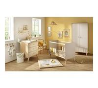 BEBE9 CREATION - Chambre Trio Basile Lit bébé 60x120cm + Commode + Armoire