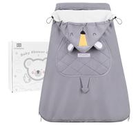 Bebear Winter Cover for Baby Carrier Warm Universal Hoodie Baby Carrier Cover for All Seasons(Grey Koalas)