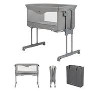 Bébé Confort Lit bébé Amara – Berceau 2-en-1, 0–6 mois (0–9 kg), Pliage compact, Tinted Grey