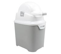 Bebeconfort anti-odeur Taille L, Couvercle anti-odeur, Compatible avec tout sac poubelle, Peut contenir jusqu'à 30 couches, Utilisation à une main, Facile à nettoyer, Grise