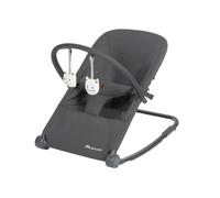 Bebeconfort Aster, transat bébé, 0-2 ans, léger (2,7 kg), pliable ultra compact, dossier réglable, arche de jeux amovible, harnais à 3 points, mode fixe, Mineral Graphite