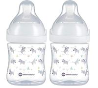 Bebeconfort Biberon Emotion Physio PP T0 Blanc Savannah 150 ml 3102201080 (Lot de 2)