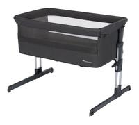 Bebeconfort Calidoo, Lit Cododo Bébé et Berceau Bébé 2-en-1, 0-6 mois (0-9 kg), Berceau Cododo Inclinable, 5 Hauteurs, Grand Matelas Rembourré, Côtés en Filet, Côté Pliable Facilement, Tinted Graphite