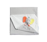 Bebeconfort Couverture Doudou Pour Bébé, Elidou L'Eléphant, 70 x 100 cm