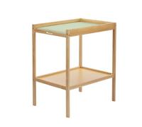 Bebeconfort Daisy 2, Table à langer bébé, 0-12 mois (11 kg), Matelas à Langer Inclus, Imperméable, Facile à Nettoyer, Sécurité Assurée, Accès Facile, Étagère de Rangement, Montage Simple, Natural Wood