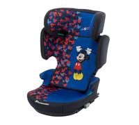 Bebeconfort Disney Hera i-Fix, Siège Auto Rehausseur à Dossier, 3,5-12 ans (100-150cm), Siège Auto Mickey Mouse, Pliable, Léger (4,4 kg), 14 Positions d'Appui-tête, Rembourré, Fun Mickey