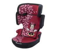 Bebeconfort Disney Hera i-Safe, rehausseur voiture enfant, 3,5-12 ans (100-150 cm), siège auto Minnie, installation avec la ceinture de sécurité, 14 positions d'appuie-tête, Fun Minnie
