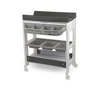 BEBECONFORT Dolphy Table à langer et baignoire 2en 1, De la naissance à 12 mois (11kg), Gray Mist