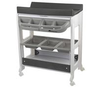 Table à langer et baignoire 2 en 1 dolphy mist gray TU