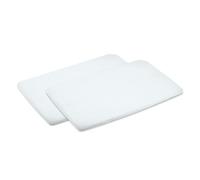 BEBECONFORT Draps de Lit pour berceau CALIDOO/AMARA, lot de 2, BLANC