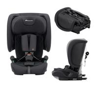 Bebeconfort Ever & Go i-Size, Siège-Auto ISOFIX, 76-150 cm, Full Black | Siège-Auto de Voyage Pliable, 15 Mois - 12 Ans, Compact et Léger (6 kg), 15 Positions d'Appui-tête