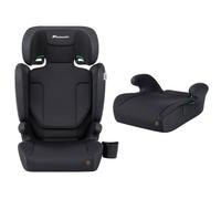 BEBECONFORT Evo 2-in-1 I-Safe siège auto réhausseur évolutif 2en 1 ceinturé De 3.5 ans à 12 ans (100-150 cm) Tinted Black