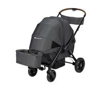 BEBECONFORT HELIOS, Poussette double, tout terrain, compact et pliable, Chariot, de 0 à 4 ans,0 à 22 kg,MINERAL GRAPHITE