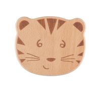 Bebeconfort Hochet grelot pour bébé en bois FSC, Tigre, Safari 3602202600