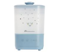 Bebeconfort Humidificateur D'air Bébé Cool-Mist, Veilleuse Bébé 7 Couleurs, Technologie Ultrasonique (Jusqu'à 48h), Réservoir Easy-Fill 2,1 l, Arrêt Automatique, Brosse de Nettoyage Incluse, Bleu