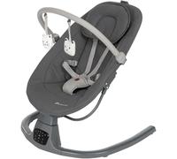 Bebeconfort Jolana Balançoire électrique pour bébé 0-6 mois (9 kg), détection automatique de mouvement, 12 chansons apaisantes, 5 sons de la nature, dossier réglable, 2 positions d'inclinaison