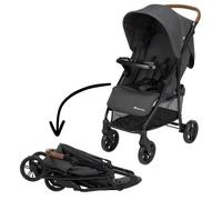Bebeconfort Misty, Poussette Compacte, Confortable, Grand Panier, Dès La Naissance Jusqu'à 4 Ans,0 À 22 Kg, Mineral Graphite Multicolore