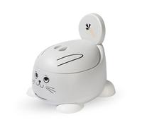 Bebeconfort Pot Bébé Toilette Confort, 12-36 Mois (max. 20 kg), Jolis Motifs D'animaux, Ergonomique & Compact, Facile à Nettoyer, Pare-éclaboussures Hygiénique, Toilette Enfant Antidérapante, Lapin