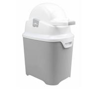 BEBECONFORT Poubelle à couches anti-odeur, Couvercle anti-odeur, Compatible avec tout sac poubelle, 20 à 30 couches, Grise