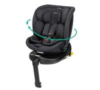 Bebeconfort RevolveFix Plus 360 i-Size, Siège Auto, 40-150 cm, Full Black | Siège Auto ISOFIX, Pivotant 360°, 0-12 Ans, Jambe de Force, 8 Positions d'Inclinaison, 12 Positions d'Appui-tête