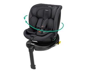 Bebeconfort RevolveFix Plus 360 i-Size, Siège Auto Pivotant 360, 0-12 Ans, 40-150 cm, Siège Auto ISOFIX, Jambe de Force, Rotation 360, 6 Positions Inclinaison, 12 Positions Appui-tête, Full Black