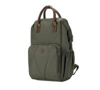 BEBECONFORT Sac à dos à langer bébé Matelas à langer inclus Poches isothermes Finitions cuir Mineral green