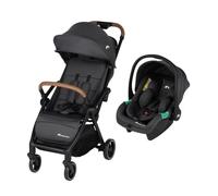 BEBECONFORT Sunlite Duo Poussette ultra compacte, confortable et lègère, dès la naissance jusqu'à 4 ans, 0 à 22 kg, Mineral Graphite