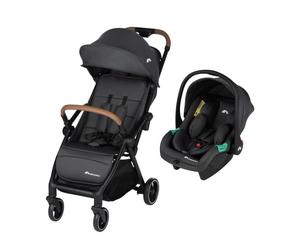 BEBECONFORT Sunlite Duo Poussette ultra compacte confortable et lègère dès la naissance jusqu'à 4 ans 0 à 22 kg Mineral Graphite