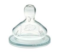 Bébéconfort Tétine Maternity en Silicone T3 Bouillie Transparent 6-24 Mois 2 Pièces